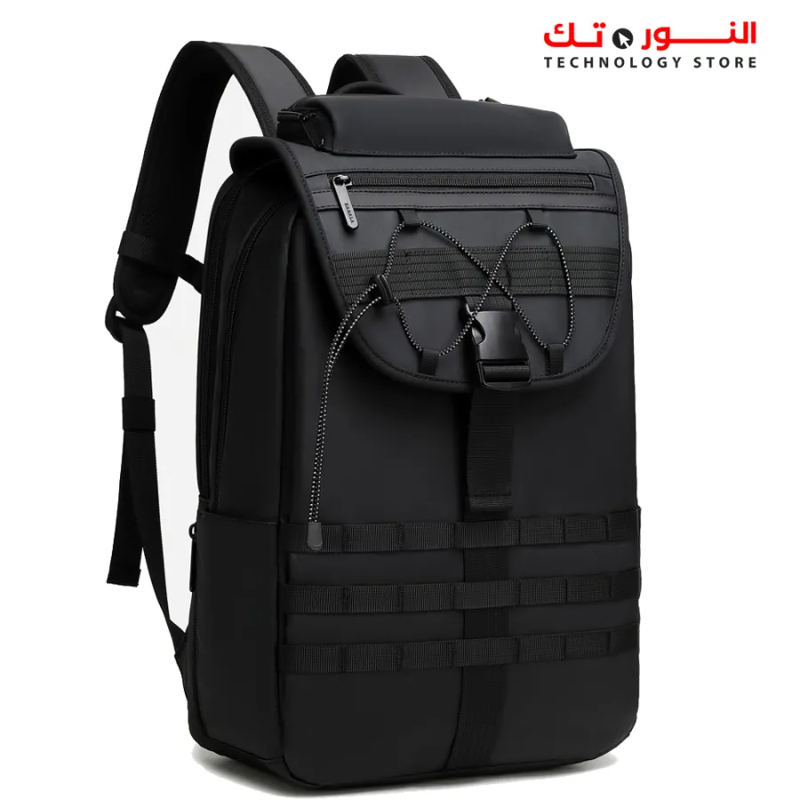 RAHALA Backpacks Bng-128 - 15.6 Inches Laptop Capacity - Water Resistant - Anti Scratch - Strong Strap - 11 inches Tablet Capacity - Bottle Pocket - USB Connector