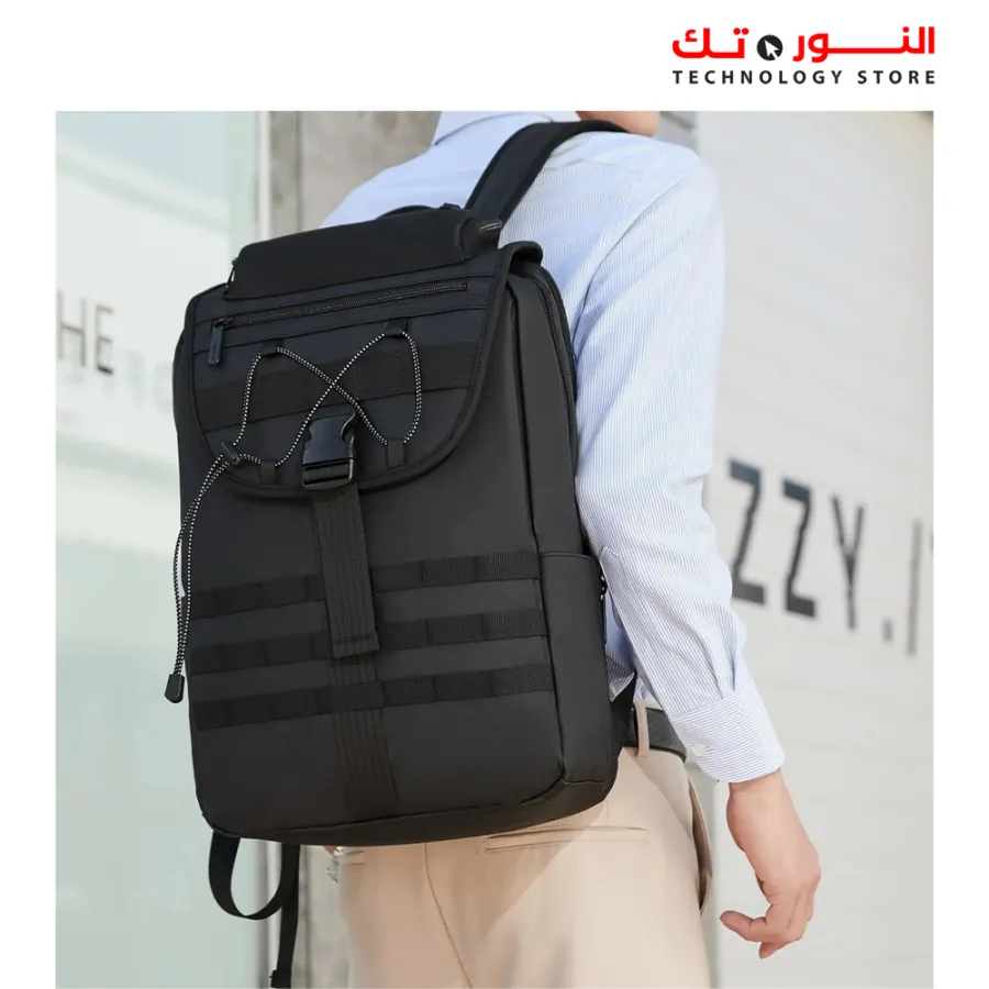 RAHALA Backpacks Bng-128 - 15.6 Inches Laptop Capacity - Water Resistant - Anti Scratch - Strong Strap - 11 inches Tablet Capacity - Bottle Pocket - USB Connector