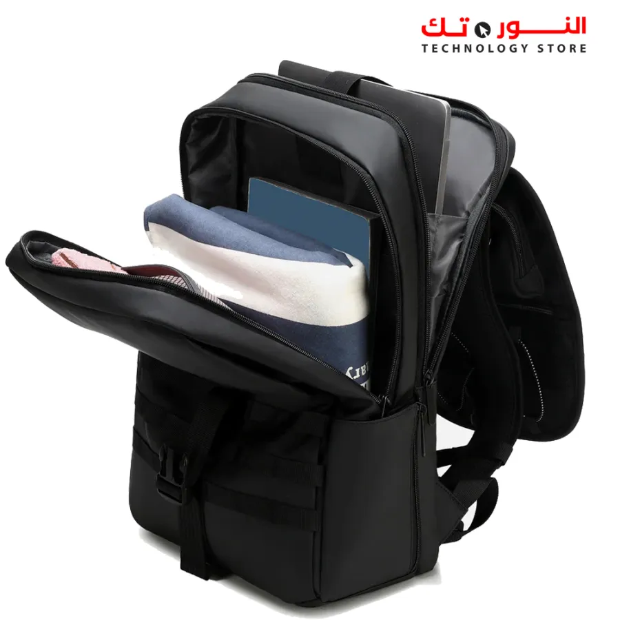 RAHALA Backpacks Bng-128 - 15.6 Inches Laptop Capacity - Water Resistant - Anti Scratch - Strong Strap - 11 inches Tablet Capacity - Bottle Pocket - USB Connector