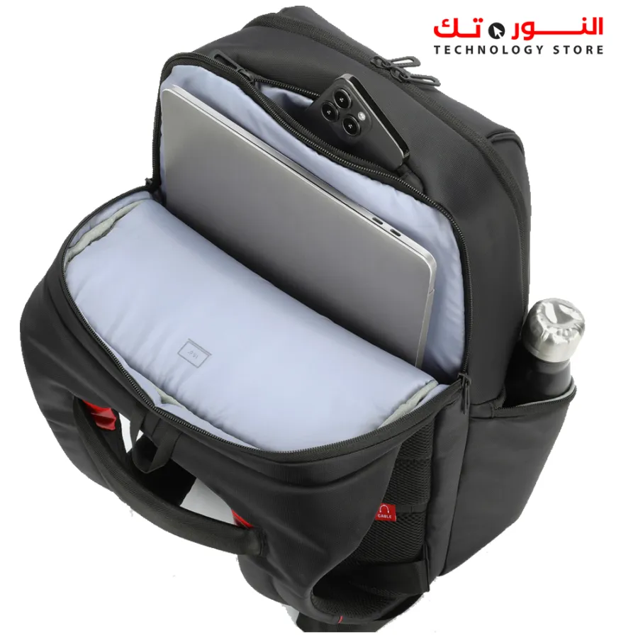 RAHALA Backpack KG-119 - 15.6 Inches Laptop Capacity - Anti Scratch - Strong Strap - Water Resistant 11 inches Tablet Capacity - USB Connector