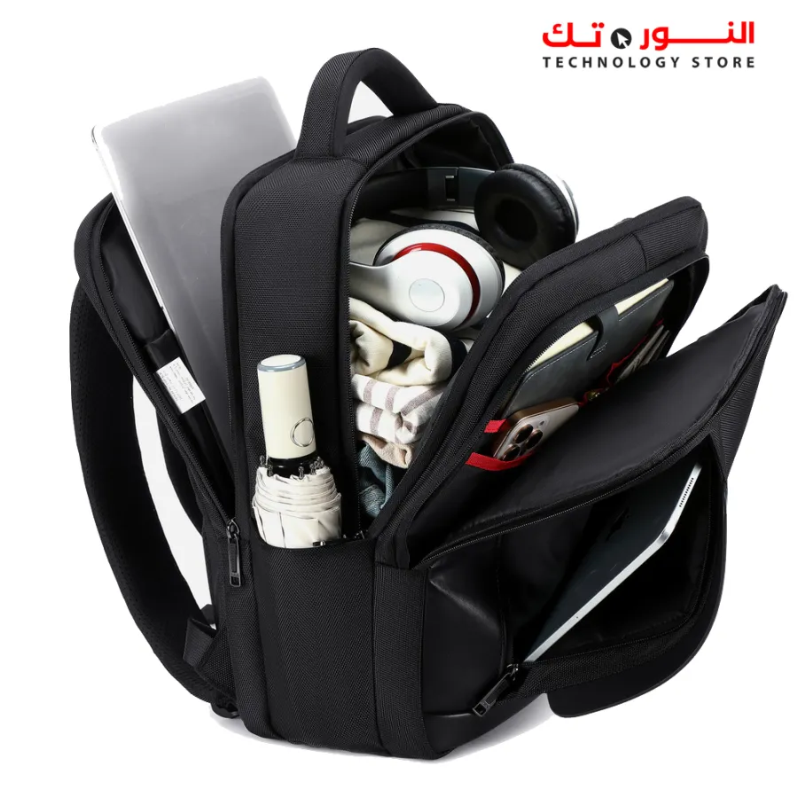 RAHALA SH-51 BAG - Water Resistant - Anti Scratch - Strong Strap 15.6 Inches Laptop Capacity - 11 inches Tablet Capacity - Bottle Pocket - USB Connector
