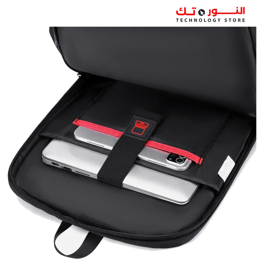 RAHALA SH-51 BAG - Water Resistant - Anti Scratch - Strong Strap 15.6 Inches Laptop Capacity - 11 inches Tablet Capacity - Bottle Pocket - USB Connector