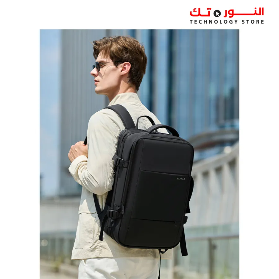 RAHALA RAL135 BAG - 15.6 Inches Laptop Capacity - Mesh Compartment - USB Connector - Water Resistant - Mesh Compartment