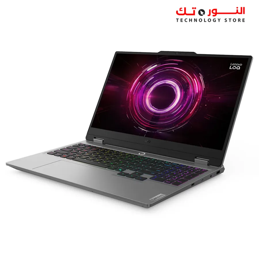 LENOVO LOQ 15AHP10 AMD Ryzen™ 7 250 - RAM 16GB DDR5 - 512GB SSD - NVIDIA GeForce RTX™ 5060 8GB GDDR7 - 15.6INCH FHD IPS 100% sRGB, 144Hz, G-SYNC® - Keyboard White Backlit, Arabic - 2 Year Warranty
