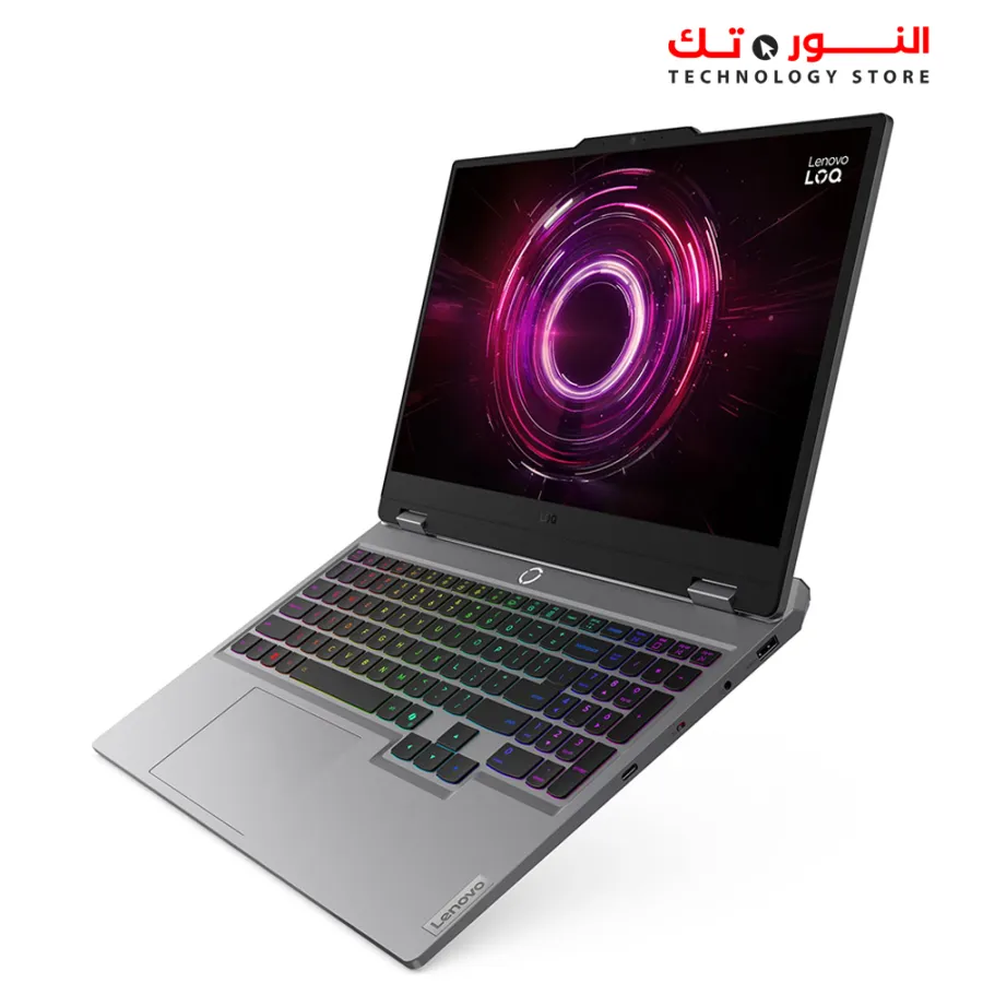 LENOVO LOQ 15AHP10 AMD Ryzen™ 7 250 - RAM 16GB DDR5 - 512GB SSD - NVIDIA GeForce RTX™ 5060 8GB GDDR7 - 15.6INCH FHD IPS 100% sRGB, 144Hz, G-SYNC® - Keyboard White Backlit, Arabic - 2 Year Warranty