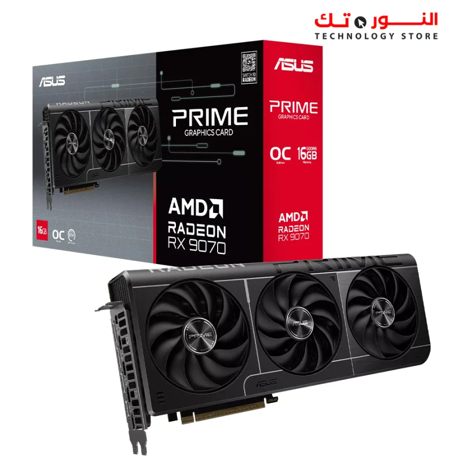 ASUS Prime AMD Radeon™ RX 9070 16GB GDDR6 OC Edition