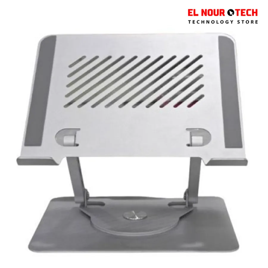 STAND LAPTOP ROTATING 360 STEEL GRAY