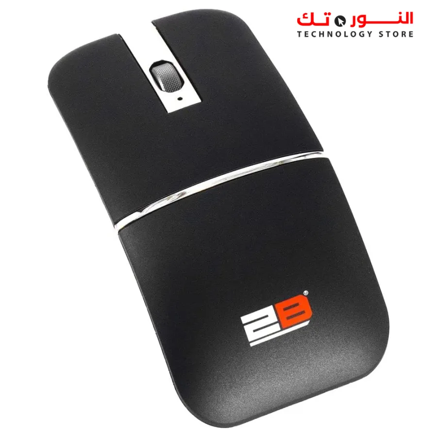 2B 2.4G (MO305) Wireless Mouse Rechargeable - Black