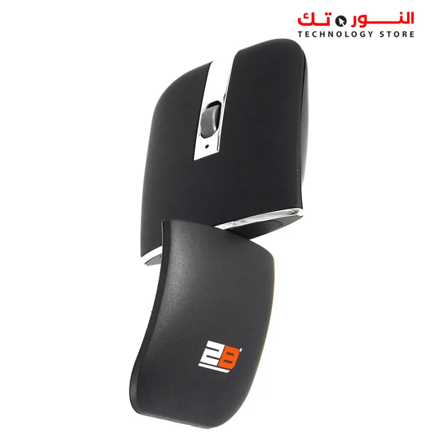2B 2.4G (MO305) Wireless Mouse Rechargeable - Black