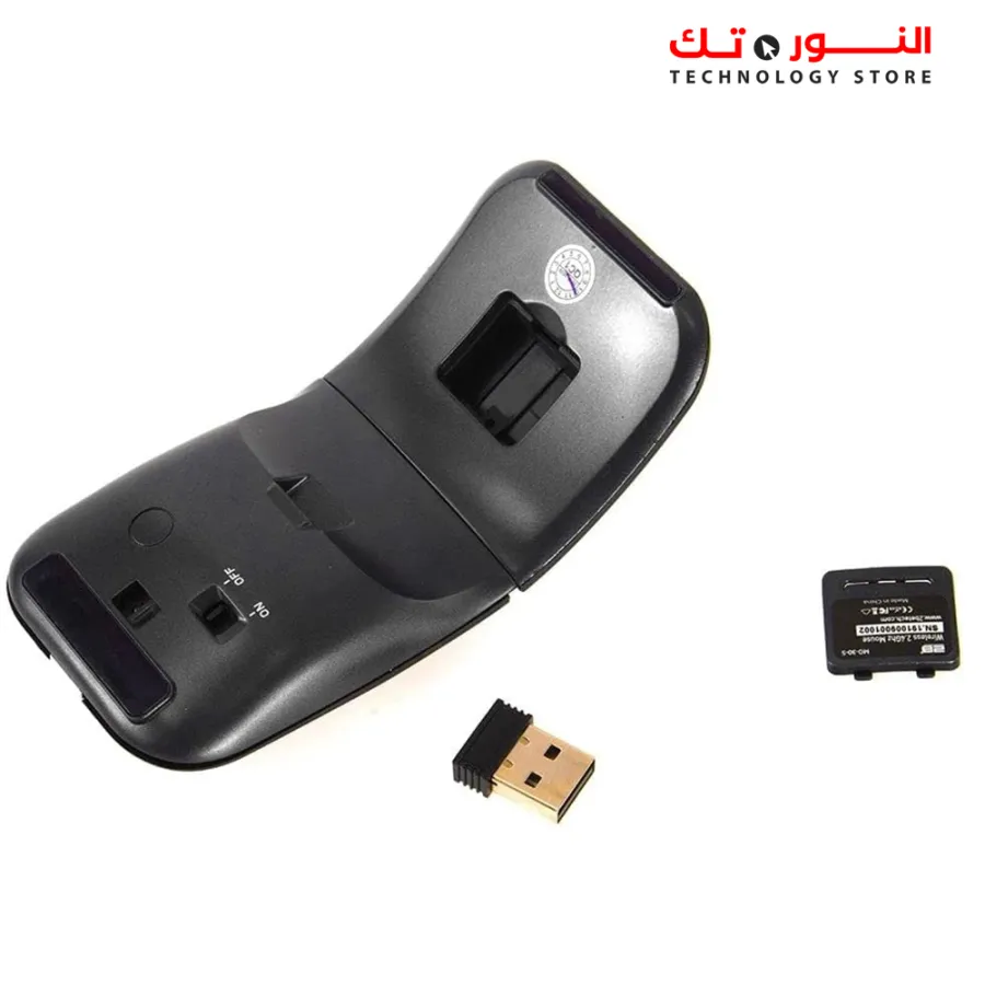 2B 2.4G (MO305) Wireless Mouse Rechargeable - Black