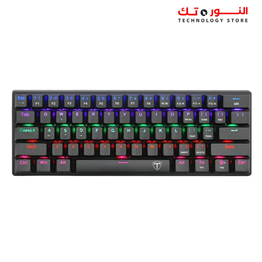 T-DAGGER ARENA LITE 60% T-TGK321 Mechanical Keyboard - Rainbow Backlit