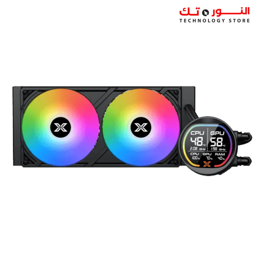 XIGMATEK  LK PRO ARGB  240 DIGTAL LIQUID   BLACK 2.7 SMART LCD