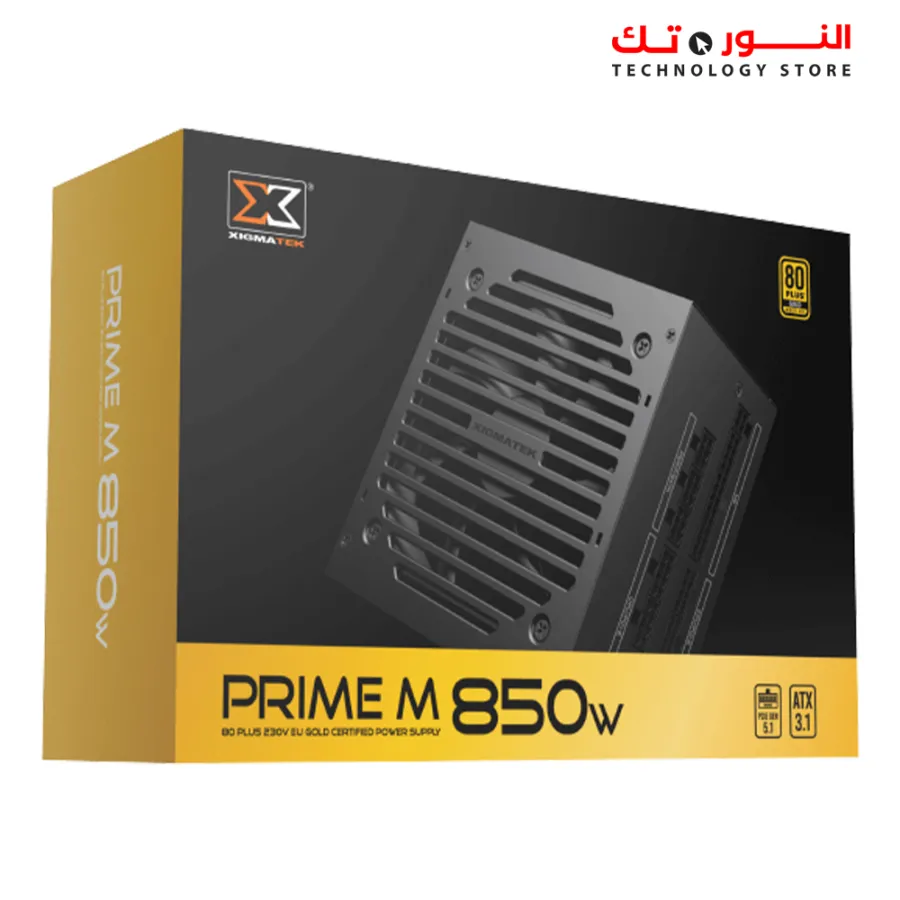XIGMATEK PRIME M 850W 80PLUS GOLD 3.1 FM POWER SUPPLY - Full ModularCable