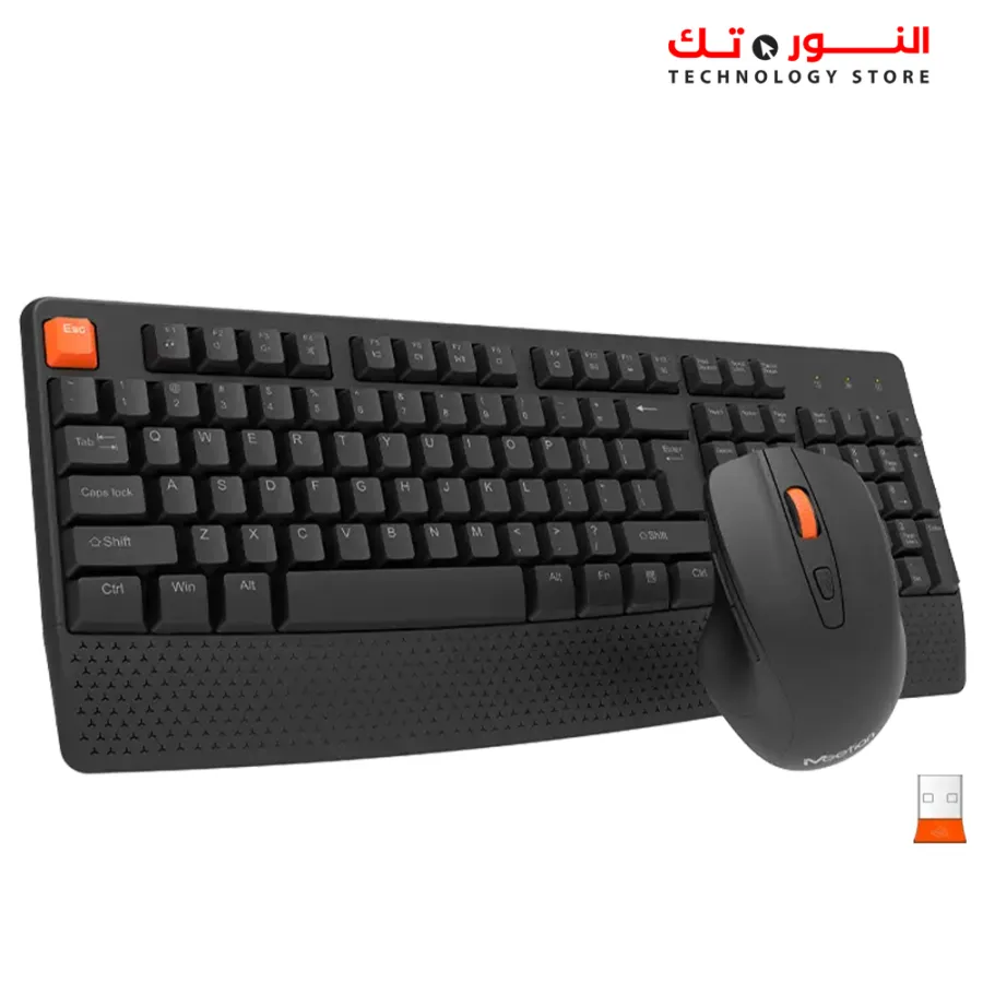 MEETION C4130 Wireless Ergonomic Keyboard Mouse Combo