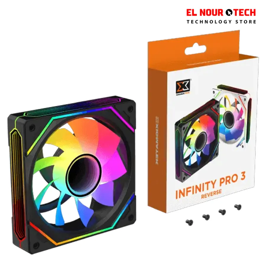 XIGMATEK FAN INFINIFTY PRO 3 REVERSE 120MM ARGB