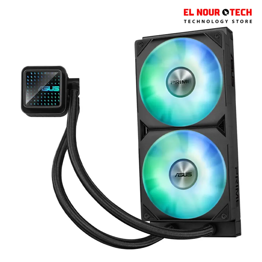 ASUS PRIME LIQUID LC 240 ARGB all-in-one CPU liquid cooler with specially