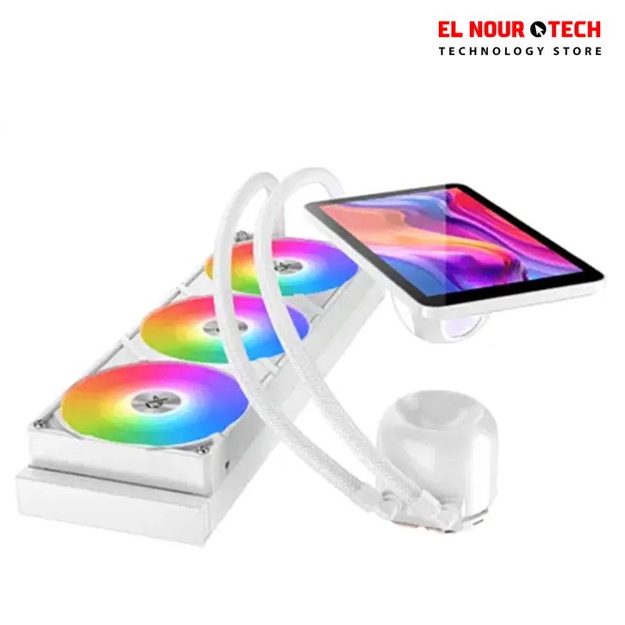 XIGMATEK Connect Pro 360 Arctic Argb 7 Inch Magnetic LCD Aio Liquid CpuCooler