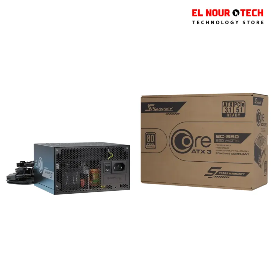 SEASONIC CORE BC- 850 ATX3 850W 80 PLUS BRONZE ATX 3.1 POWER SUPPLY