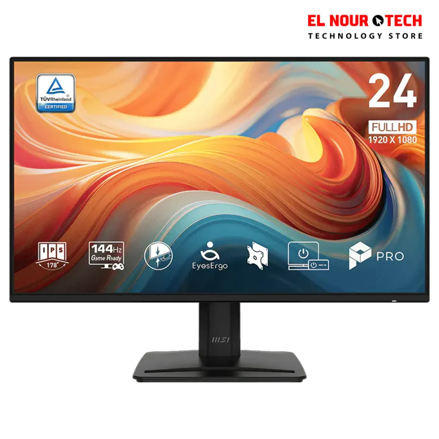 MSI PRO MP242 E14A IPS 23.8 Inch - 144HZ - 1MS -  1920 x 1080 FHD - HDR Ready