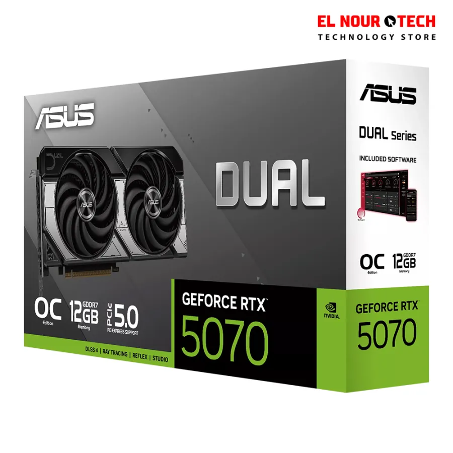 ASUS Dual GeForce RTX™ 5070 12GB GDDR7 OC Edition