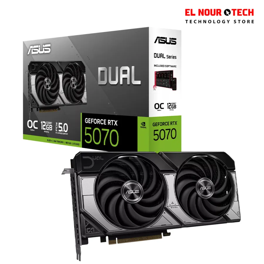 ASUS Dual GeForce RTX™ 5070 12GB GDDR7 OC Edition