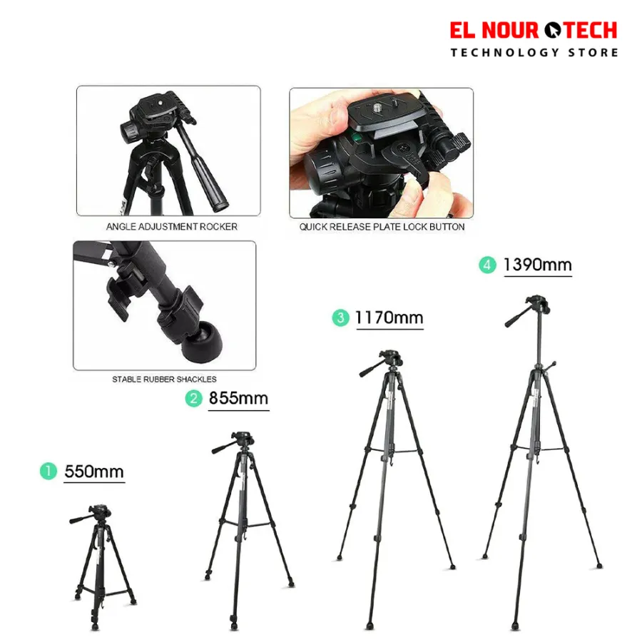 Weifeng WT-3520 professional Tripod
