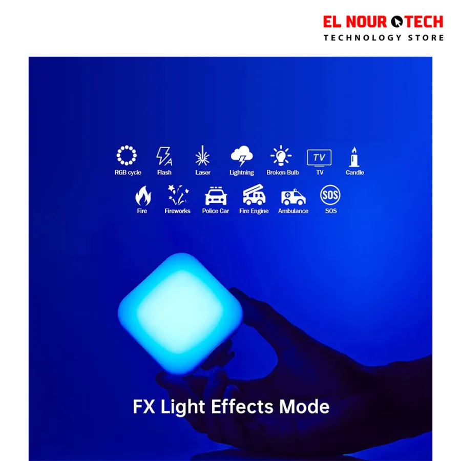 Godox LED6Bi LITEMONS Bi-Color LED Video Light, Small Rechargeable Camera Light