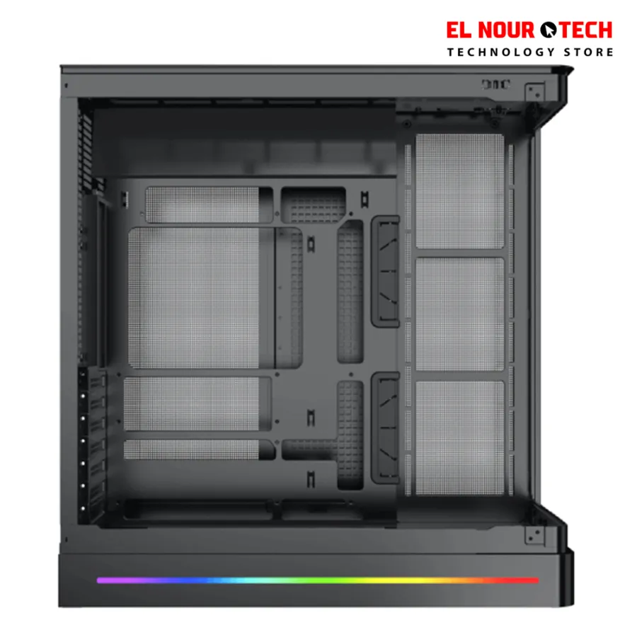 XIGMATEK PANO II Type C 8FAN ARGB Curved TG EATX Super Tower Case