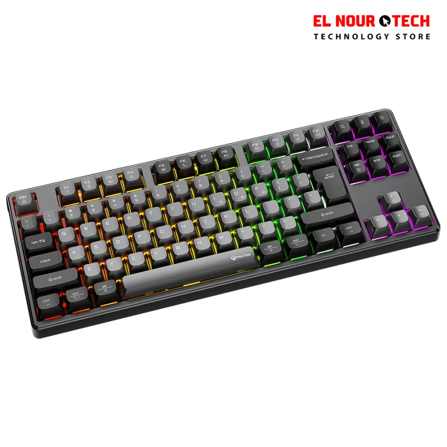 Meetion MK14 TKL RGB 3 Mode Rechargeable Wireless Bluetooth Mechanical Keyboard