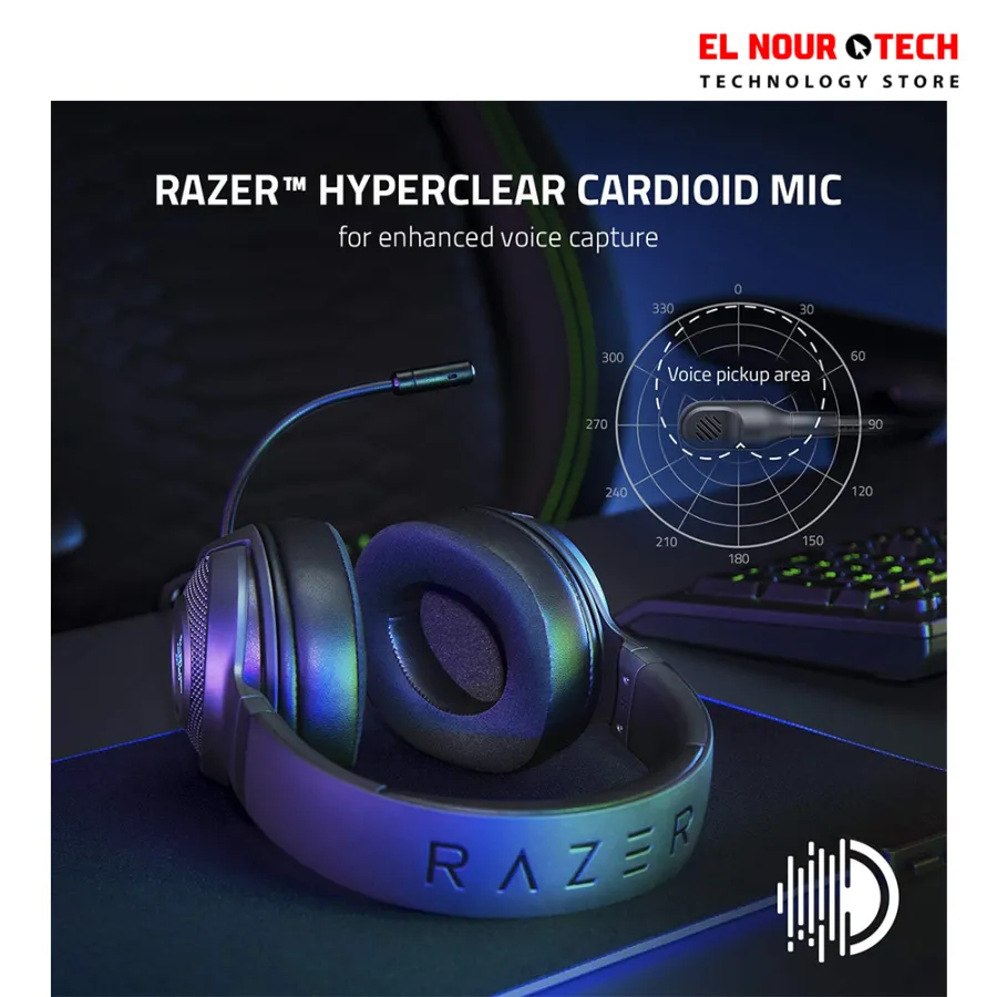 Razer Kraken V3 X Rgb Black Gaming Headset