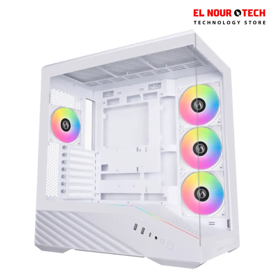 CASE LIAN LI VECTOR V100R BTF 4FAN ARGB WHITE