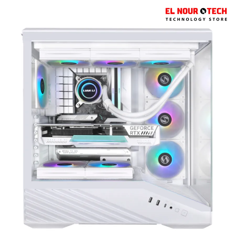 CASE LIAN LI VECTOR V100R BTF 4FAN ARGB WHITE