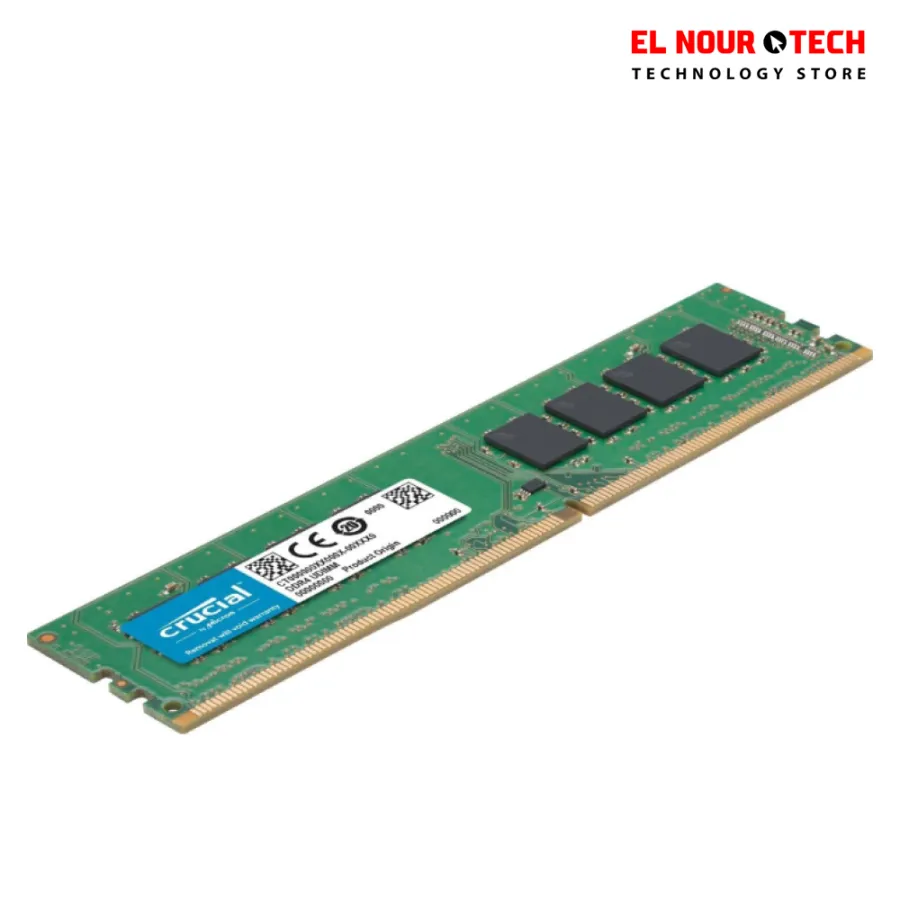 Crucial 8GB DDR4 3200 MHz UDIMM CL22 Desktop Memory