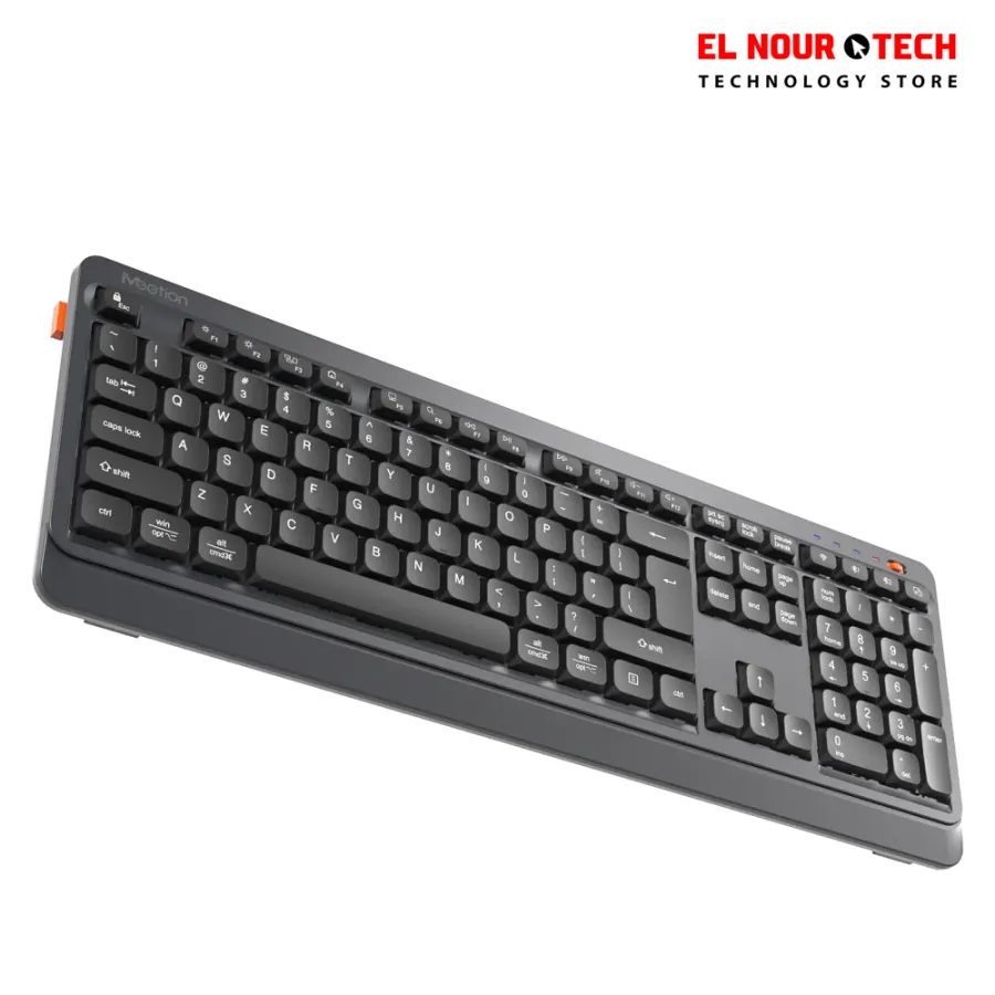 MEETION BTK530 Streamlined Wireless And Bluetooth Dual Mode Rechargeable Arabic Keyboard
