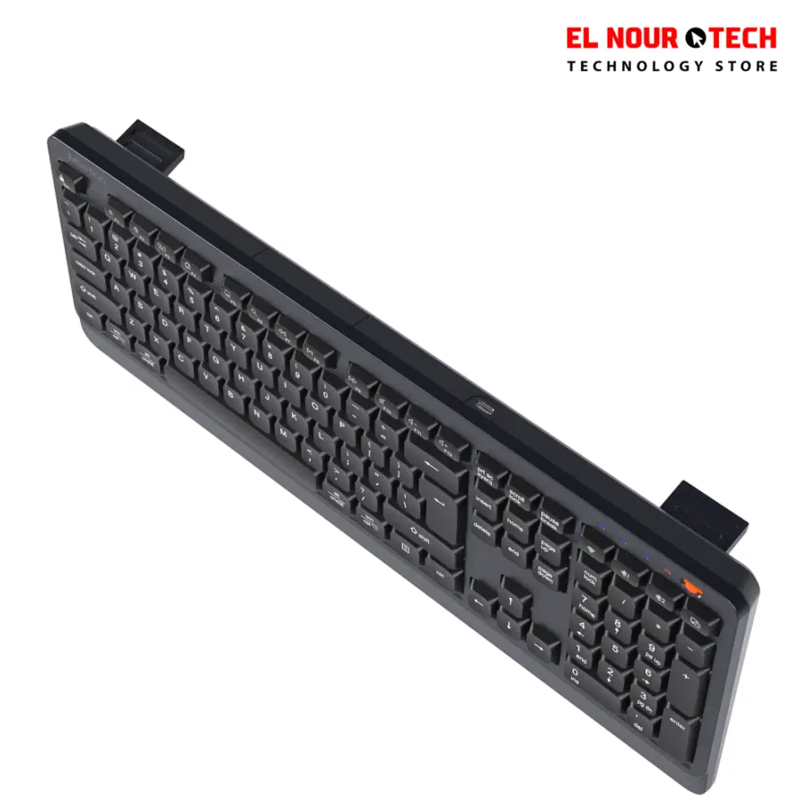 MEETION BTK530 Streamlined Wireless And Bluetooth Dual Mode Rechargeable Arabic Keyboard
