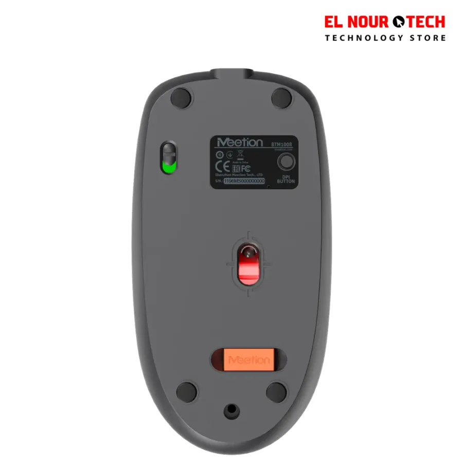 MEETION BTM100 Rechargeable Wireless - Bluetooth Dual Mode Mouse – Silent - Ergonomic