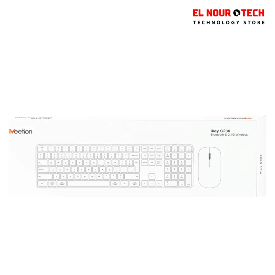 MEETION Ikey C230 Quite Slim Four Modes Keyboard And Mouse Combo