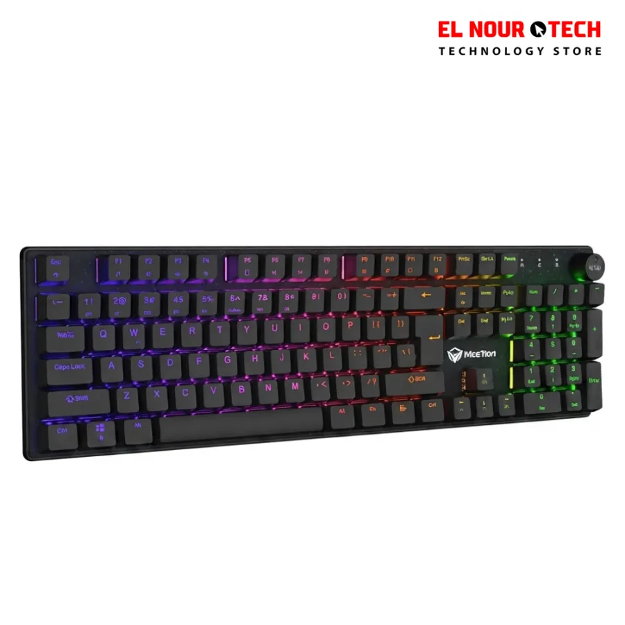 MEETION MK009MX Hotswap Blue Switch Arabic Mechanical Keyboard