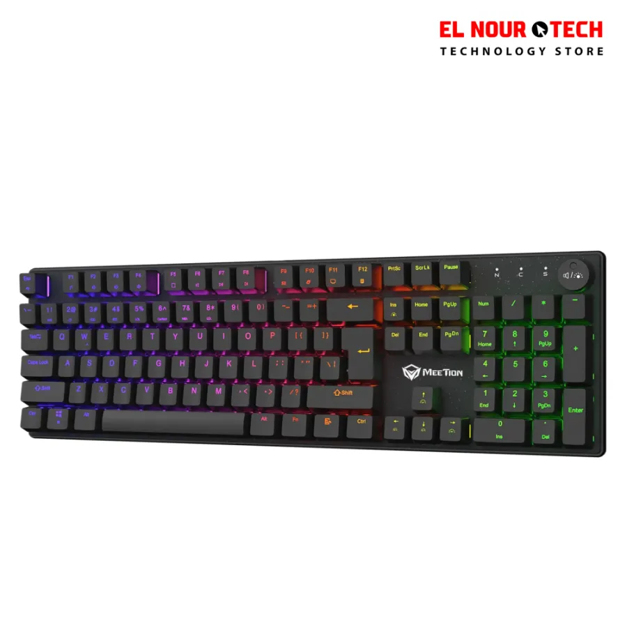 MEETION MK009MX Hotswap Blue Switch Arabic Mechanical Keyboard