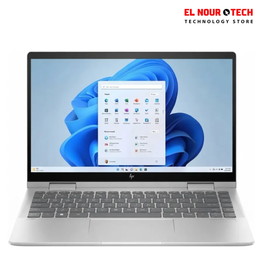 HP Envy x360 14-ES1013DX 2-in-1 - Intel Core 5 120U - RAM 8G - SSD 512G - Intel Graphics - 14" FHD (1920X1080) IPS MuliTouch - Backlit Keyboard -FingerPrint Windows 11 - Natural silver aluminum