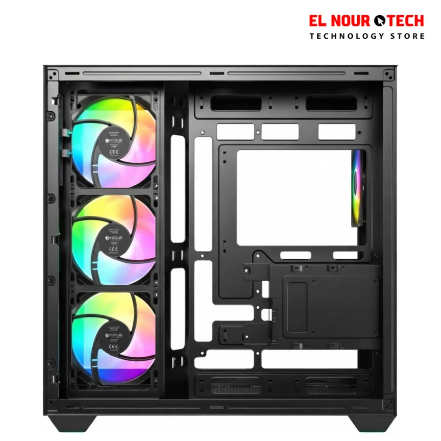 ID-COOLING VIEW 510 4 Fan ARGB Type C Black Mid Tower Case