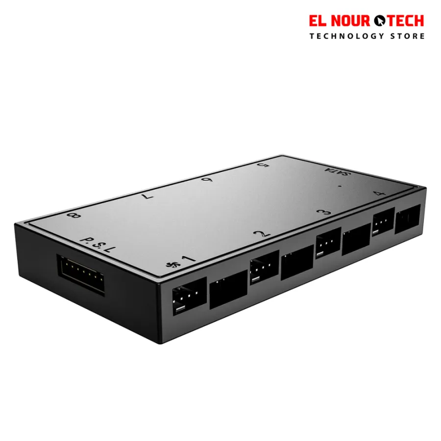 ID COOLING CONTROLLER HA 08 Fan Hub for Computer Internal Fans ARGB PWM 8 PORT