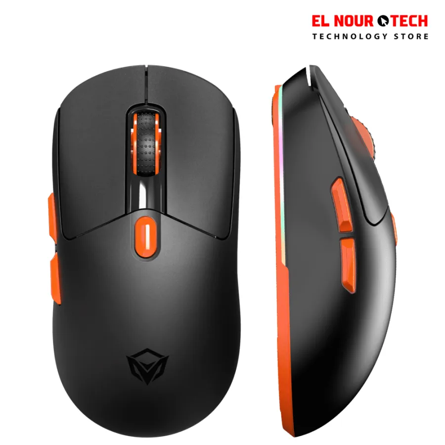 MEETION GW38 Pixart 3-MODES Rechargeable Wireless And Bluetooth MAGNETIC CHARING RGB Gaming Mouse