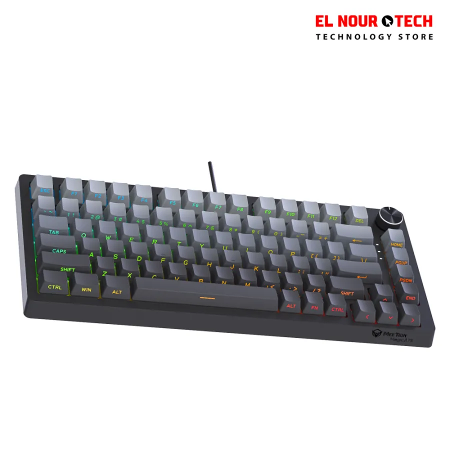 Meetion Magic A75 Magnetic Switch HotSwappable ABS Double Shot Keycaps Pro Grade 75 Compact Mechanical Keyboard