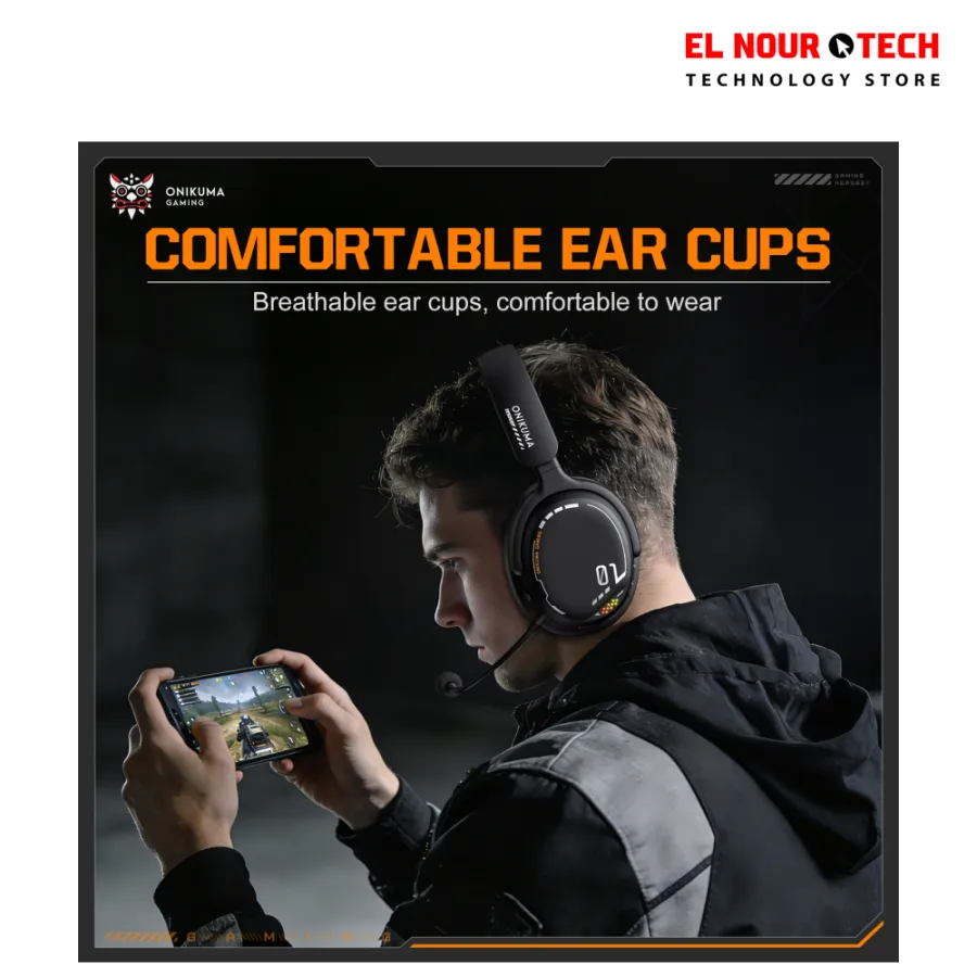 ONIKUMA GT886 3-Mode Wireless EECHARGEABLE Gaming Headset