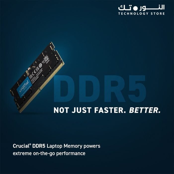 Crucial 16GB DDR5 4800MHZ SODIMM - https://elnour-tech.com/