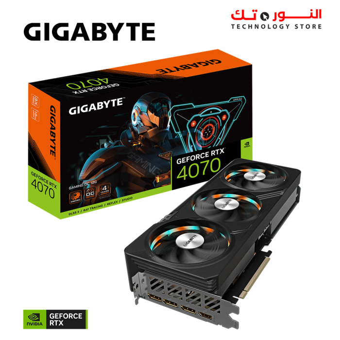 Gigabyte GeForce RTX 4070 Gaming OC 12G Graphics Card, 3X WINDFORCE Fans, 12GB GDDR6X
