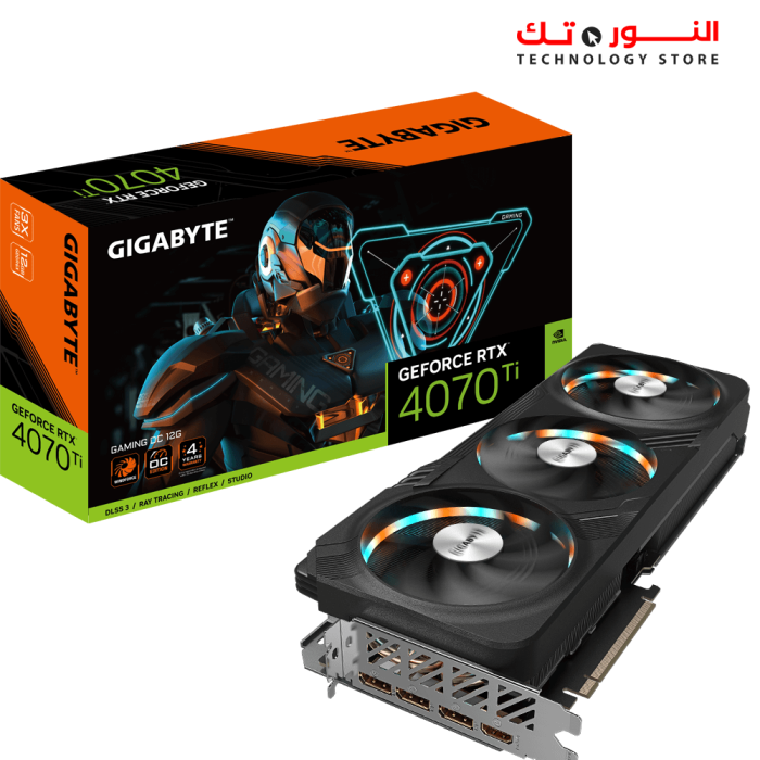 Gigabyte GeForce RTX 4070 Ti Gaming OC 12G Graphics Card, 3X WINDFORCE Fans, 12GB GDDR6X