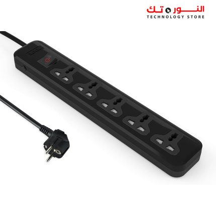 i-LOCK-power-strip-5-universal-outlets-without-earthing---(Basic)-(Black)-990-3