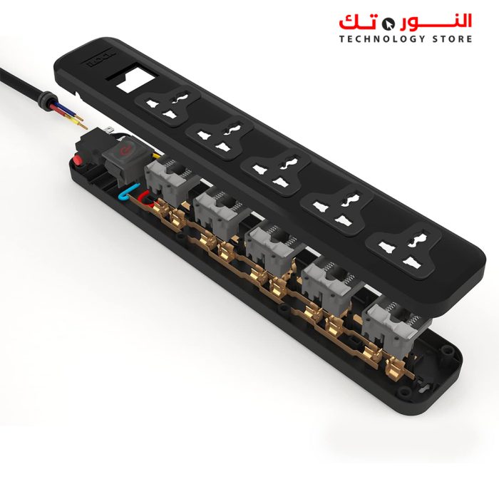 ilock-power-strip-5-universal-outlets-with-overload-switch-black-737-4